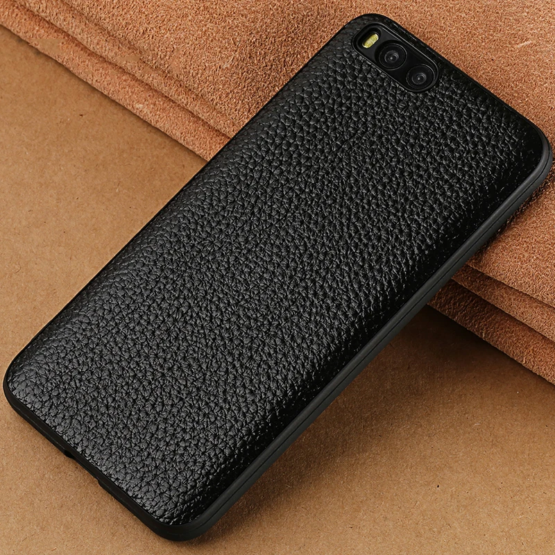 Чехол из натуральной кожи для телефона Xiaomi Mi 6 8 A2 Max 2 3 Mix 2S чехол с текстурой личи