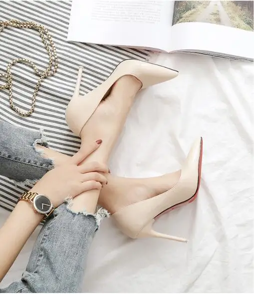 Женские летние туфли-лодочки на платформе и высоком каблуке модная обувь для