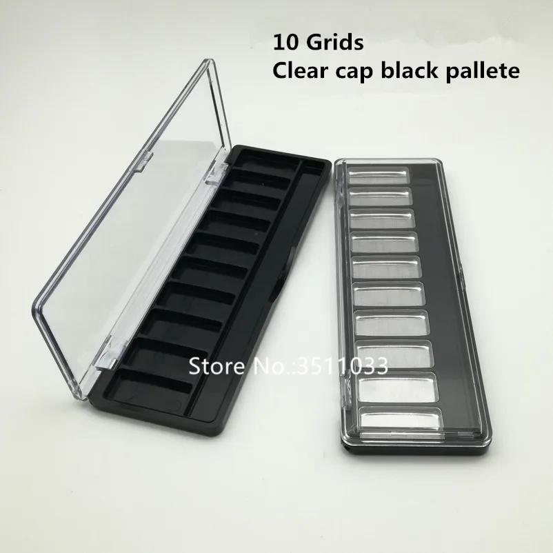 Пустой поддон для теней век 10 ячеек 30 шт.|container lip|lip containercompact powder container |