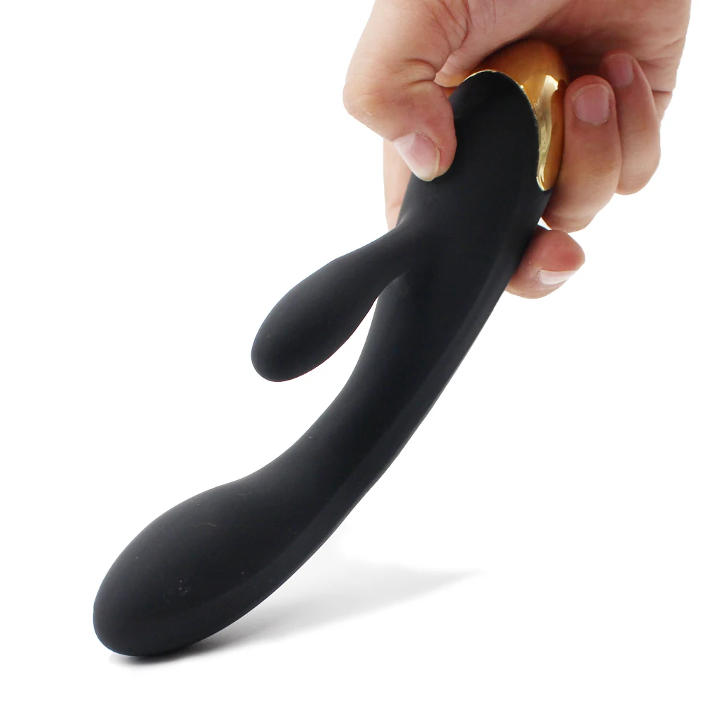 Водонепроницаемый перезаряжаемый Кролик G spot массажный фаллоимитатор вибратор