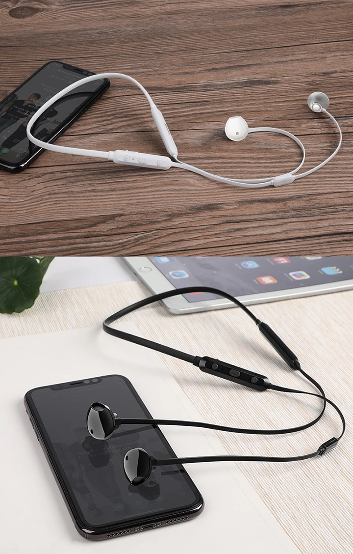 Baseus S11A Bluetooth наушники спортивные беспроводные наушники Bluetooth гарнитура для iPhone Xiaomi 9 huawei P30 pro