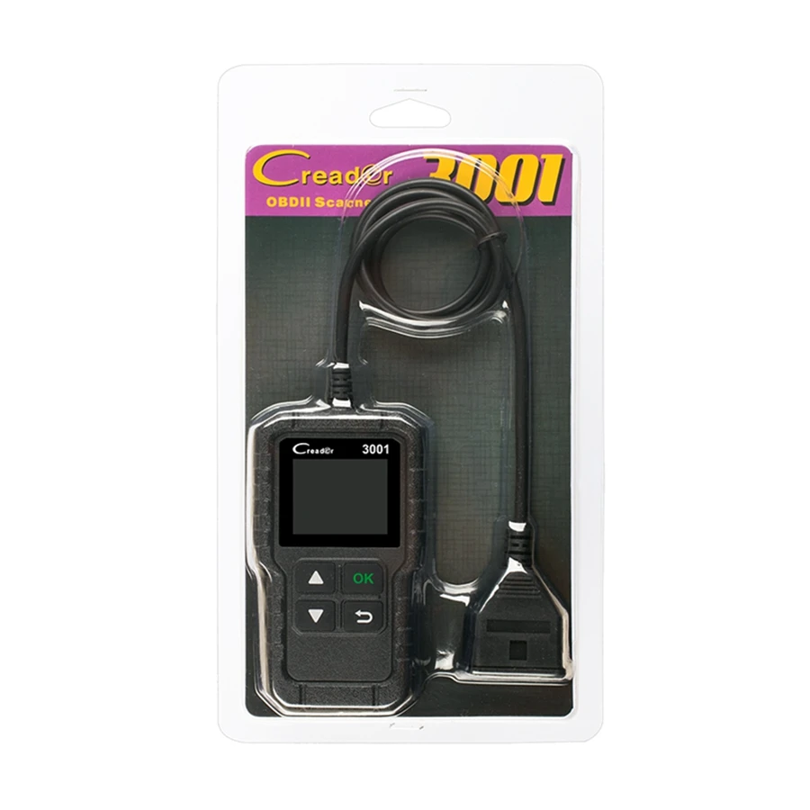 Оригинальный считыватель кодов LAUNCH Creader 3001 OBD2 поддерживает полную функцию OBDII/EOBD