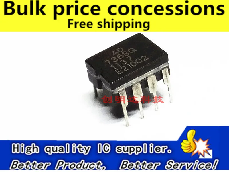 

AD736JNZ AD736AQ CDIP8converter AD736BQ AD736 DIP8 4-канальный мультиплексор 5 шт./лот недорогой, маломощный, True RMS-DC преобразователь