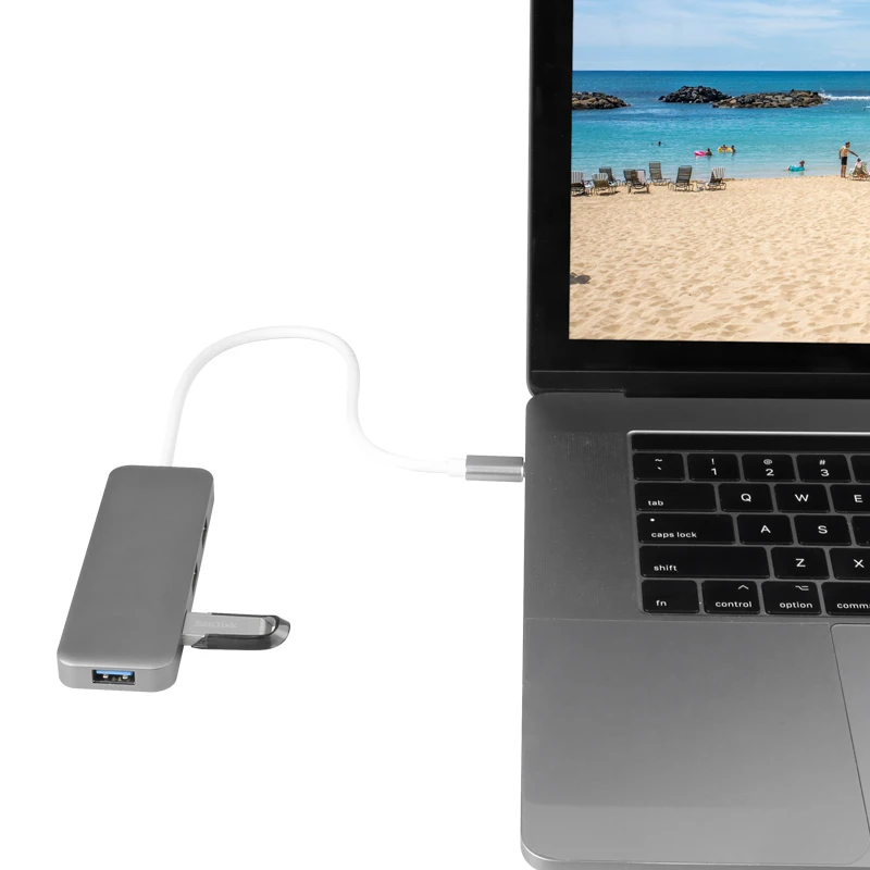ACASIS USB 3 1 Тип C концентратор 4-портовый 0 Hub адаптер алюминиевый корпус Type-C хаб для