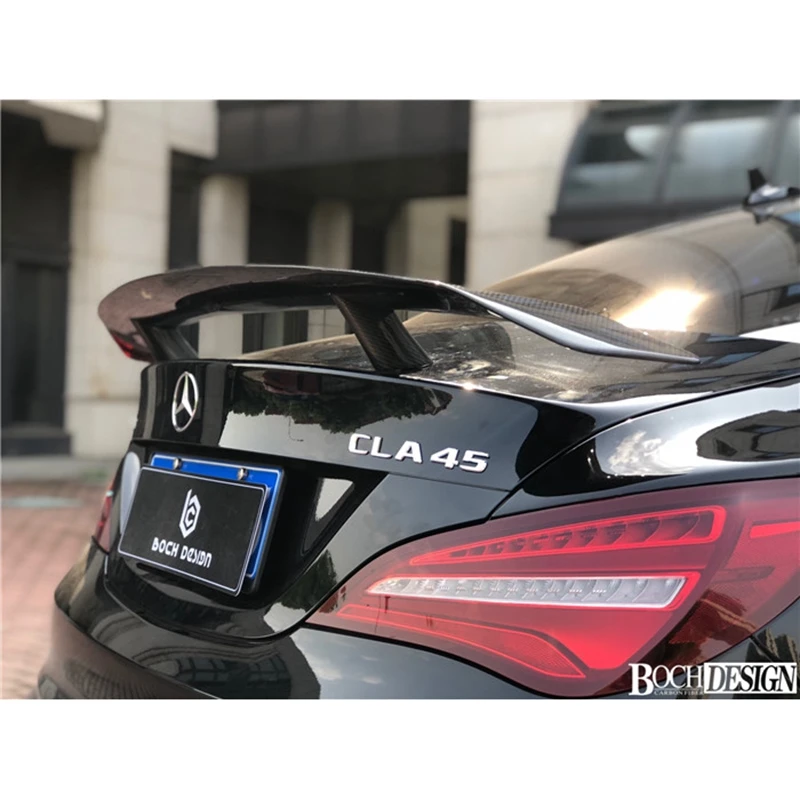 GT Спойлер Крыло Крышка для Mercedes-Benz CLA класс W117 CLA45 углеродное волокно/FRP задний багажник спойлер 2013