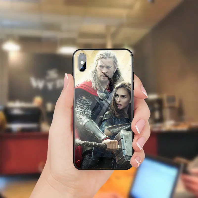 Для iPhone 5 5s se 8 7 6 S Plus X XR XS Max Coque оболочки сумки ПК ТПУ закаленное Стекло мобильного