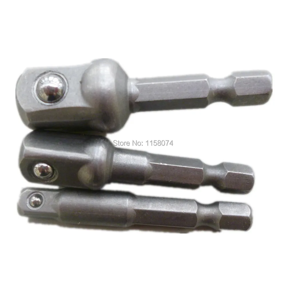 3 шт. 1/4 дюймовое шестигранное сверло с питанием отвертка гнездо стержень гаечный