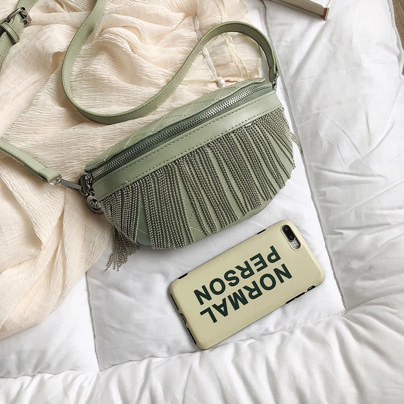 Bonsacchic 2019 поясная сумка для женщин роскошная дизайнерская с кисточками на талии