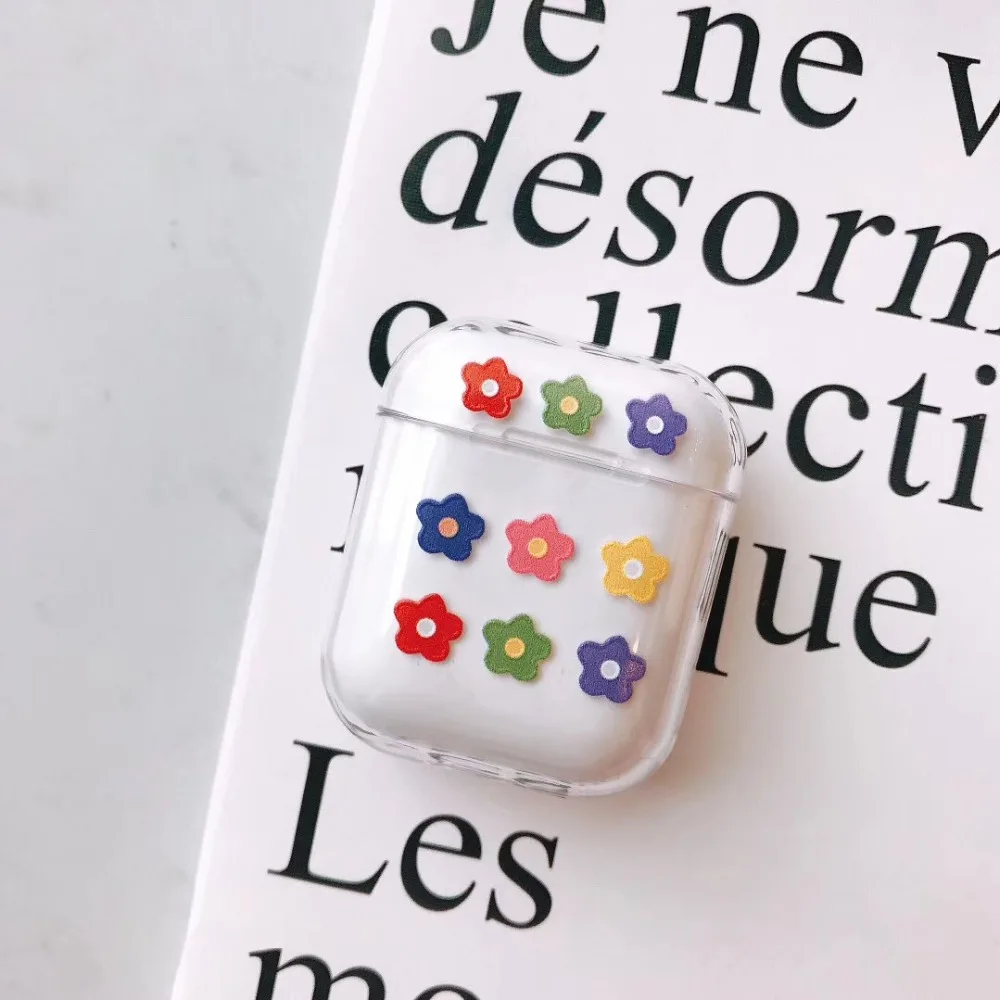Чехол для airpods милые наушники чехол AirPods мультфильм беспроводные аксессуары Airpods