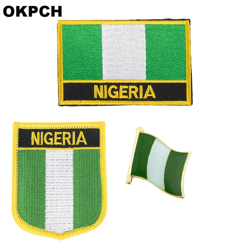 Вышитые металлические патчи для одежды с национальным мексиканским флагом | Дом