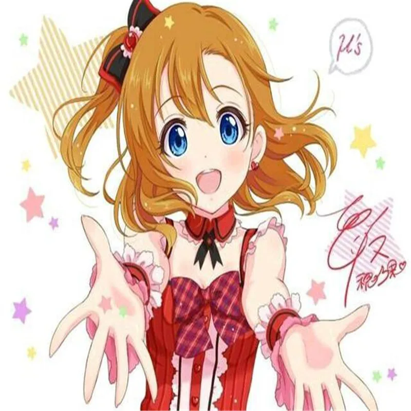 LoveLive! Kousaka Honoka парик для косплея Играть парики Хэллоуин вечерние волосы игр 40 см