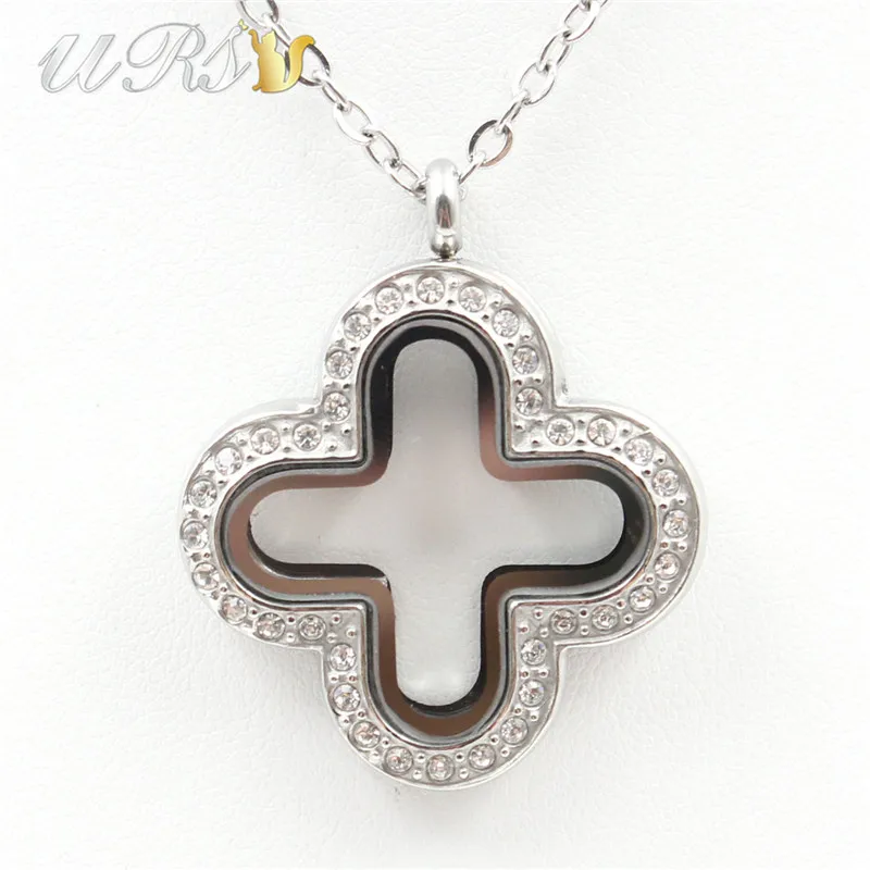 32 мм Магнитная застежка 316L нержавеющая сталь Чешские кристаллы плавучая