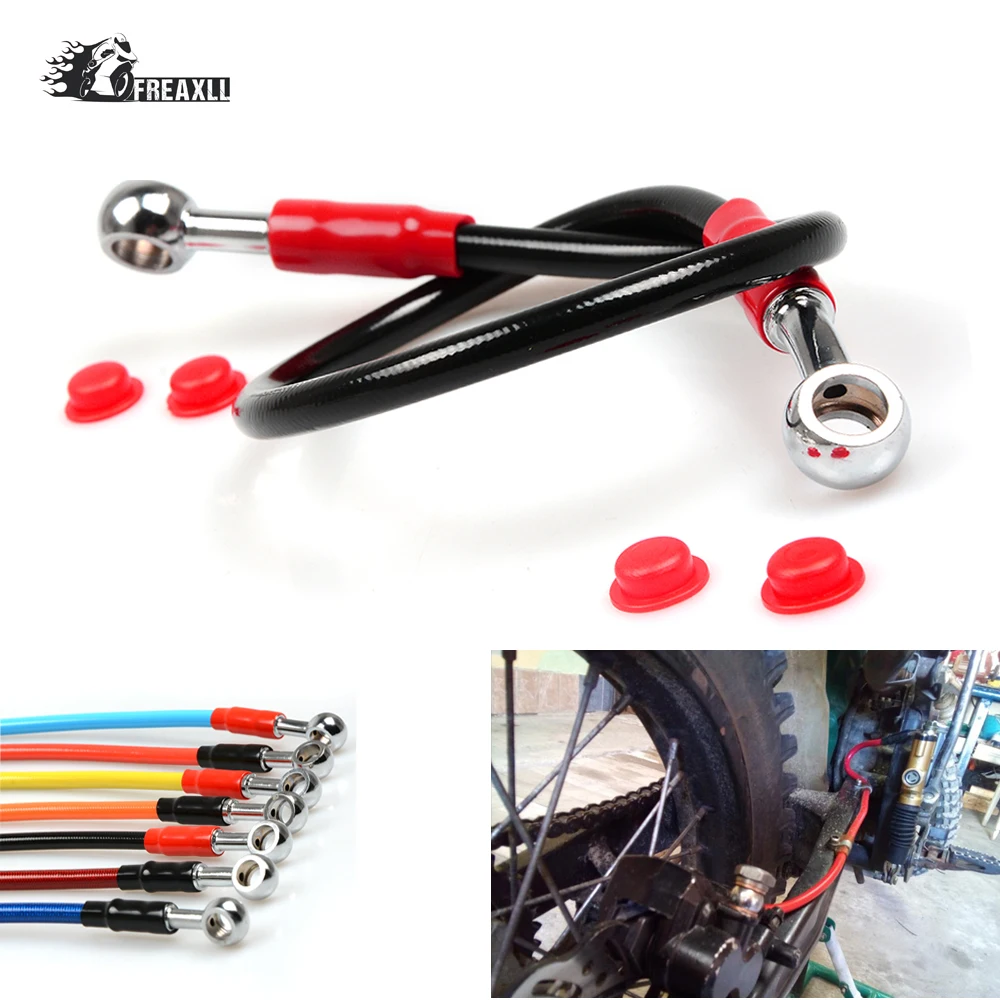 Универсальный тормозной шланг для мотоцикла плетеная стальная Тормозная труба