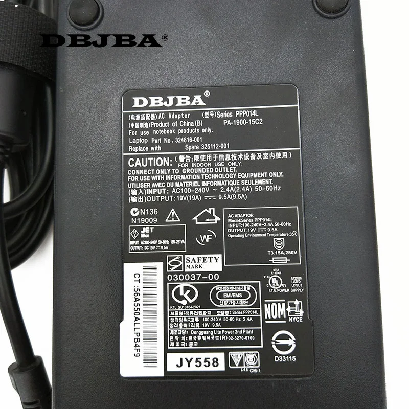 Адаптер питания для ноутбуков HP Pavilion зарядное устройство HDX9100 HDX9200 HDX9300 600082 -001 19 в 9