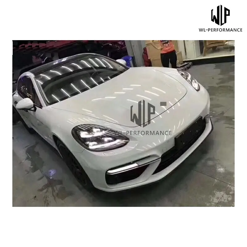 971 Комплект кузова автомобиля PP Неокрашенный передний бампер для Porsche Panamera Turbo 2017 |
