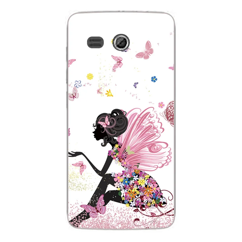Для Huawei Ascend Y511 Печатный чехол цветок животные дизайн задняя крышка телефон