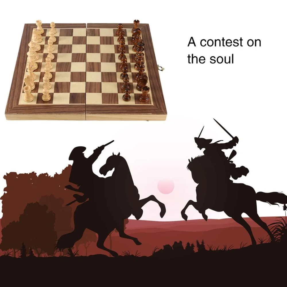 International Chess Set Teaching Competition Oversized Chessman Luxurious Premium Gift Box Solid Wood Board | Спорт и развлечения