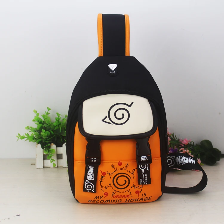 Аниме Наруто Карто Мода милый наруто мужчина женщина досуг сумки PU грудь уличная