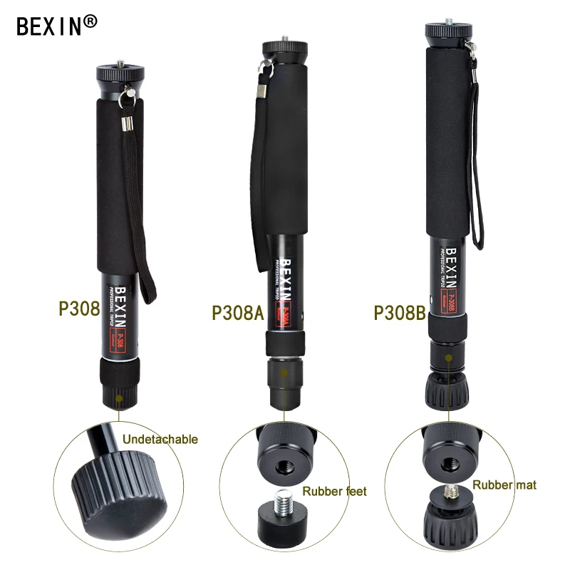BEXIN портативный легкий гибкий карманный мини dslr камера unipod монопод полюс для gopro SLR микро одна камера фотографии
