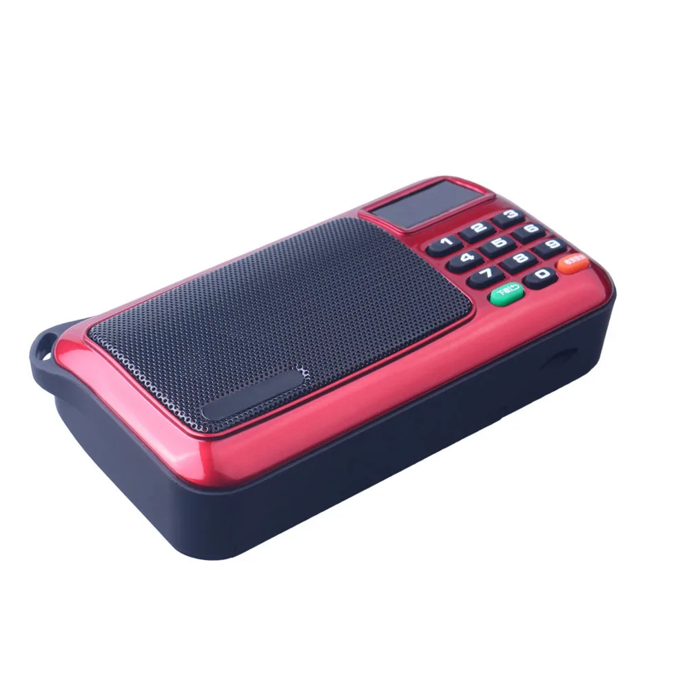 Портативный мини-FM-радио динамик музыкальный плеер TF-карта USB для ПК iPod телефона