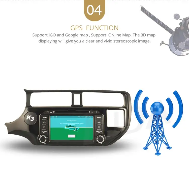 LJDA Android 10 автомобильный dvd-плеер для KIA Rio K3 2012 2013 gps навигация 2 Din Автомобильный радио мультимедиа wifi стерео ips RDS