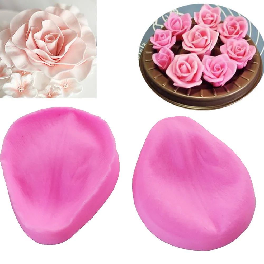 3D режим печати лепестки листьев штампованные силиконовые формы для помадки