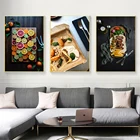 Современный холст Художественная Настенная картина для столовой еда печать постер Скандинавская домашняя отделка кухни художественная живопись без рамки