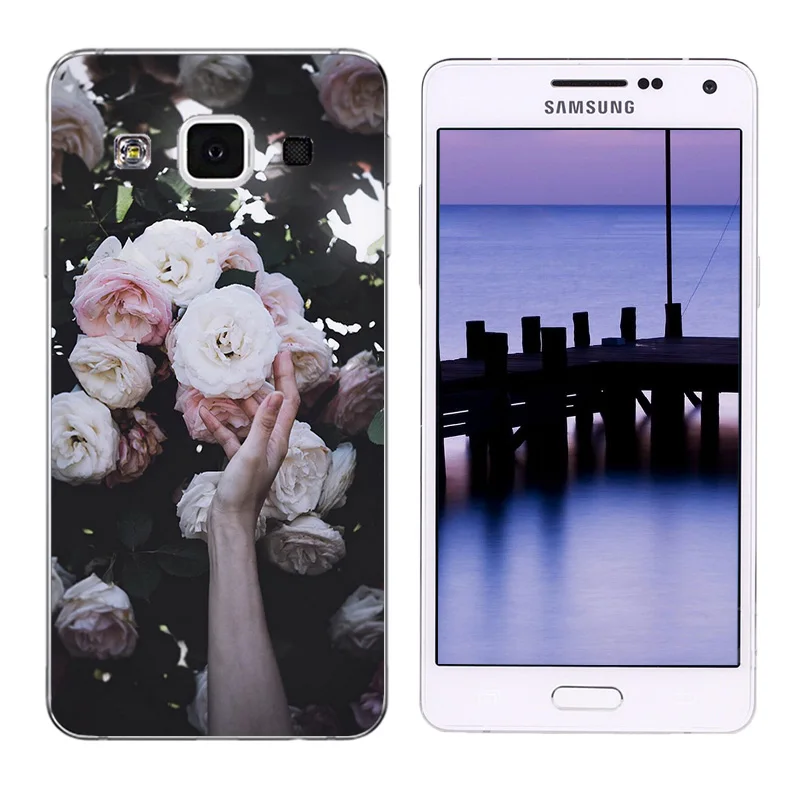 Чехол для Samsung Galaxy A5 A500 чехлы телефонов силиконовый чехол с треугольным принтом