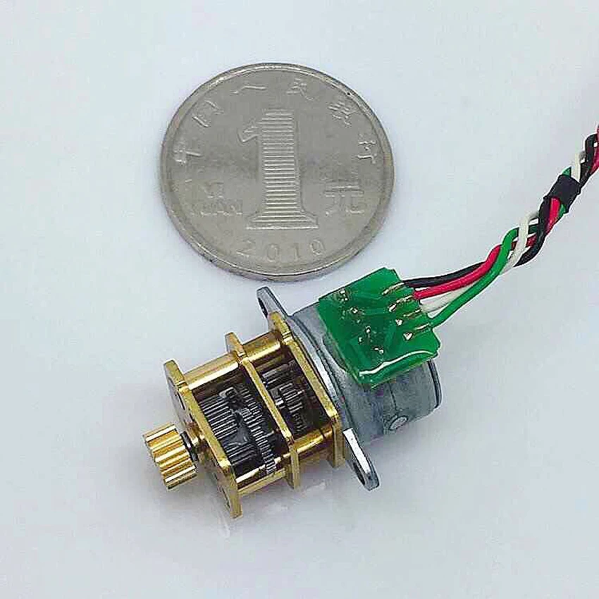Точность Передаточное отношение шаговый двигатель металлический редуктор DC5 12V