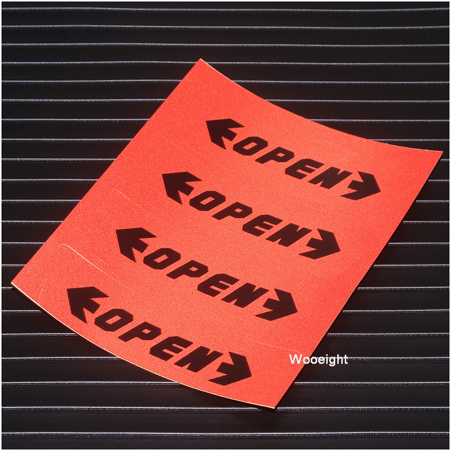Wooeight 2 шт 15*5 см Грузовик Мотоцикл клейкий прямоугольник пластиковый отражатель