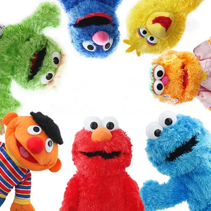 7 стилей 22 35 см мультфильм аниме Улица Сезам Elmo Оскар печенье Grover Zoe Ernie большая