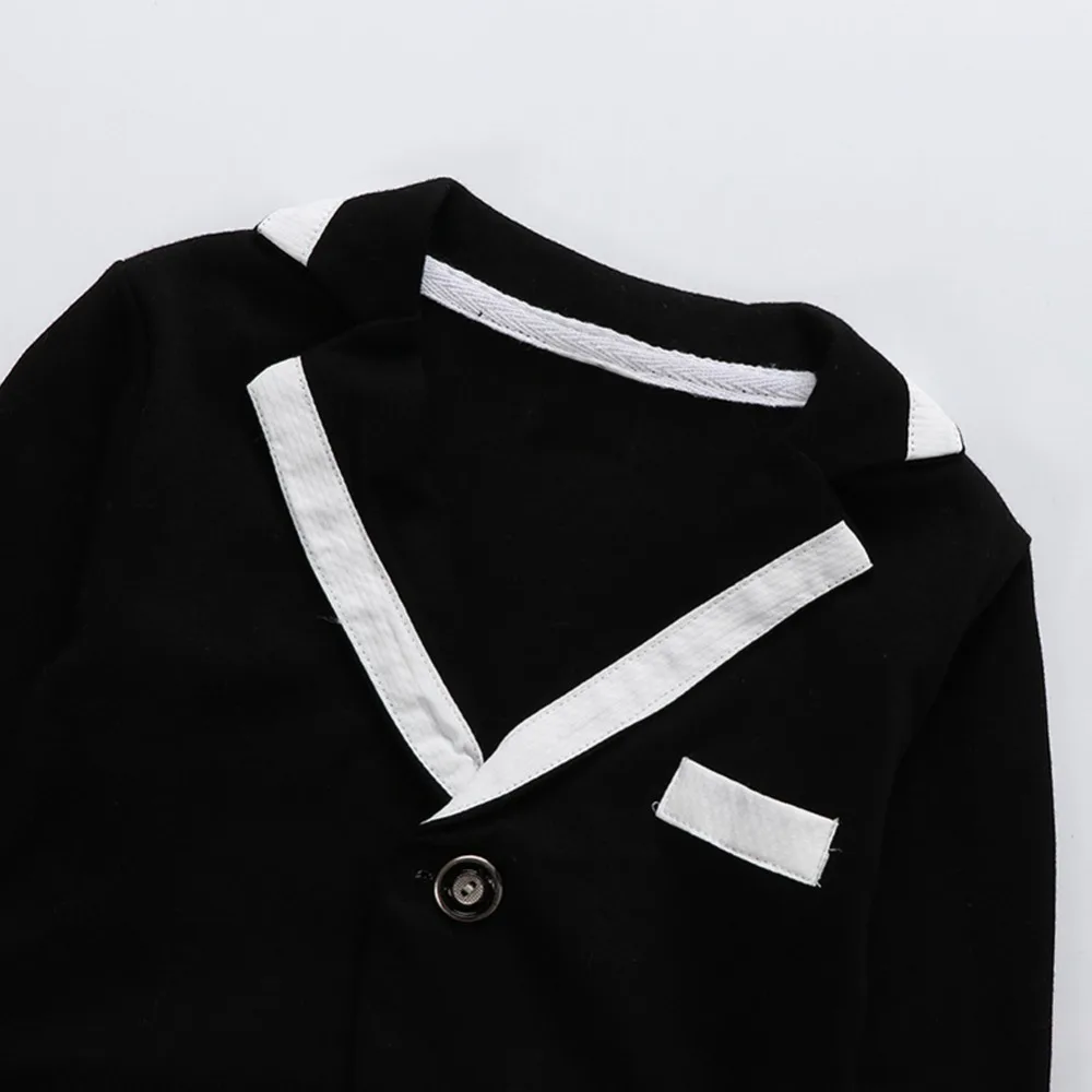 Комплекты одежды для новорожденных пальто + рубашка с бантом Комбинезон