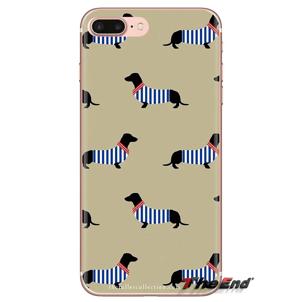 Dachshund Silhouette Puppies Dog For Huawei Mate Honor 4C 5C 5X 6X 7 7A 7C 8 9 10 8C 8X 20 Lite Pro TPU Transparent Cases Covers |