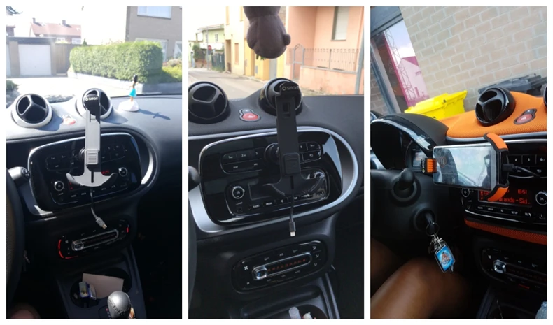 Держатель для телефона smart 453 Forfour Fortwo, навигационный кронштейн, который можно заряжать, автомобильные аксессуары, украшение автомобиля