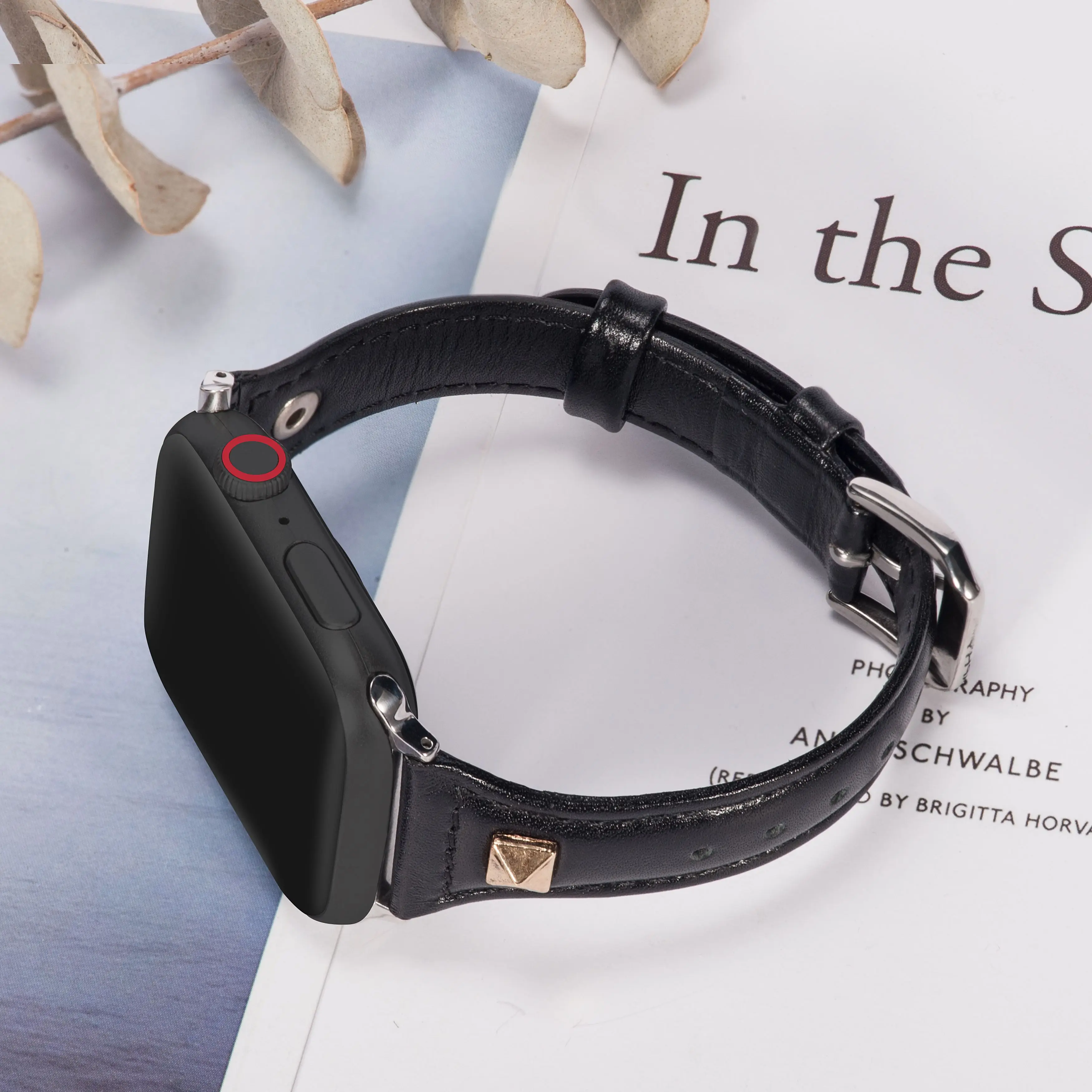 Кожаный ремешок для Apple Watch Band 38 мм 42 iWatch женщин и мужчин спортивный тонкий браслет
