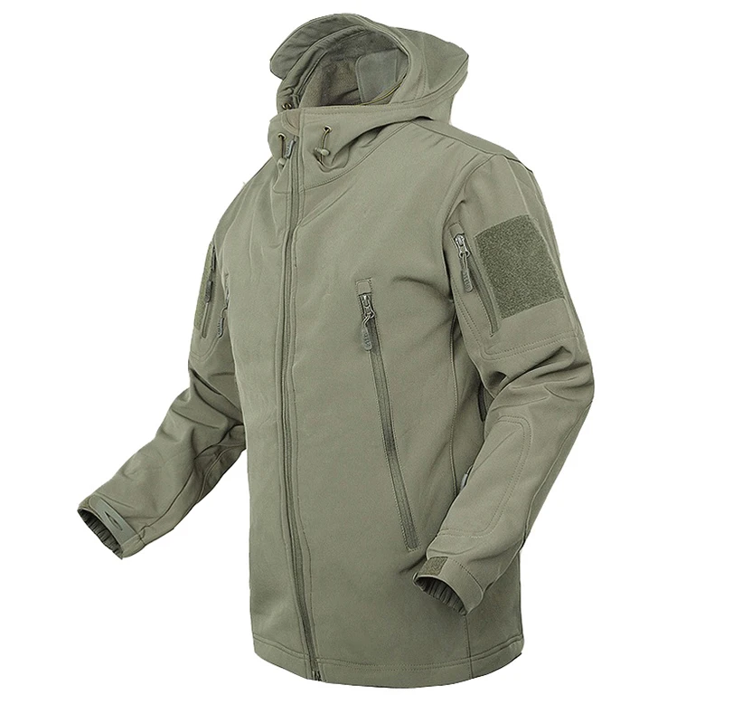Refire gear новые тактические уличные камуфляжные куртки с капюшоном мужские мягкие оболочки пальто водонепроницаемая ветровка Спортивная походная верхняя одежда