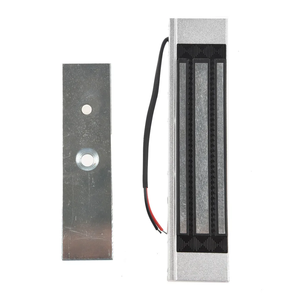 

Single Door 12V Electric Magnetic Electromagnetic Lock 180KG (350LB) Holding Force for Access Control silver-Hot