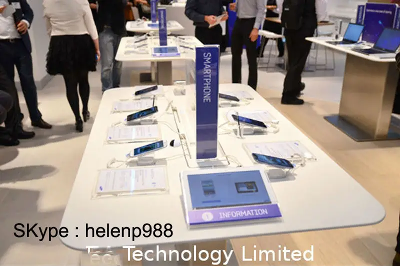 Мобильный телефон 10 Порты Анти кражи Дисплей устройства с сигнализацией хорошее