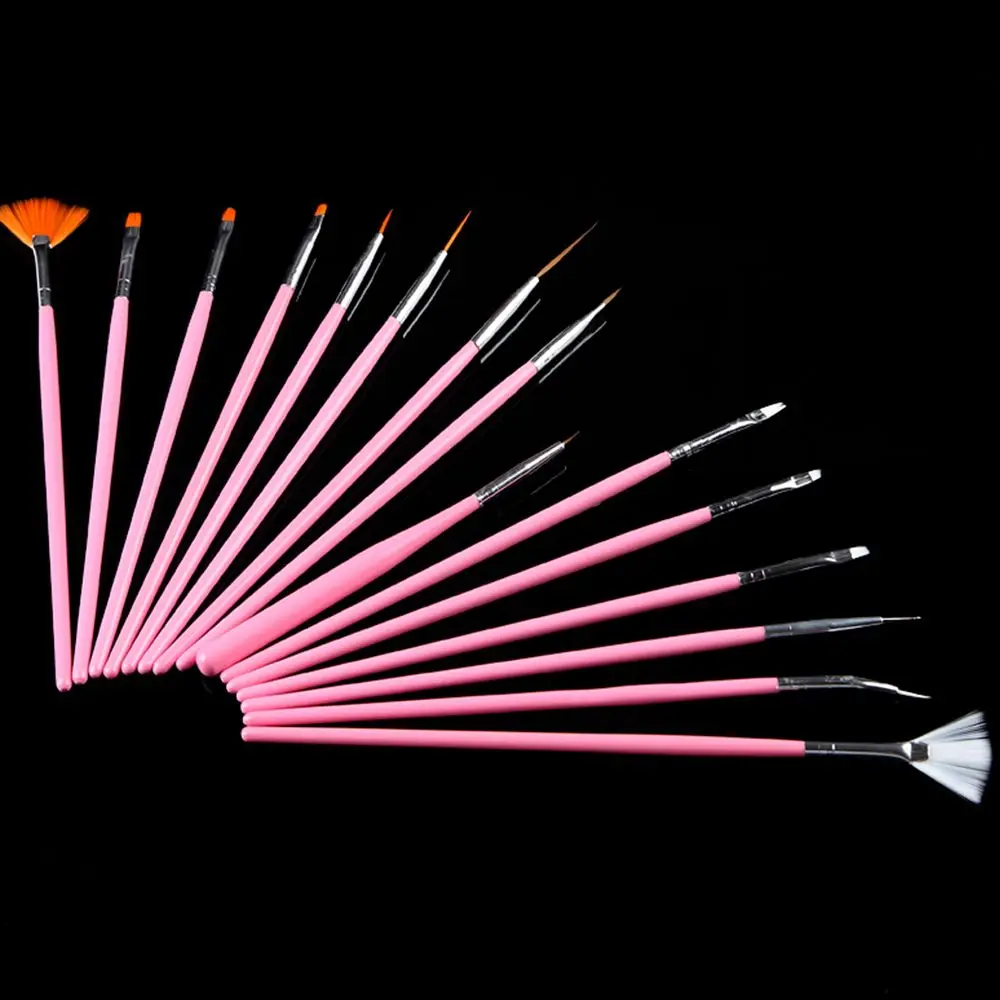 Профессиональный набор кистей для УФ геля акриловых ногтей дизайн гель лака