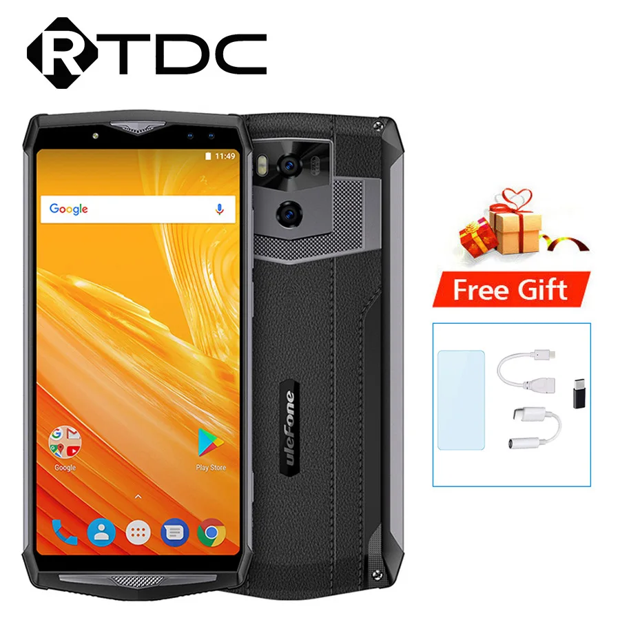 Мобильный телефон Ulefone power 5 Face ID с беспроводной зарядкой Android 8 1 MTK6763 Восьмиядерный