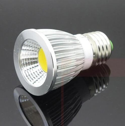 1 шт. затемнения 7 Вт прожектор led COB LED E27 E14 GU10 лампочки 180 градусов Угол