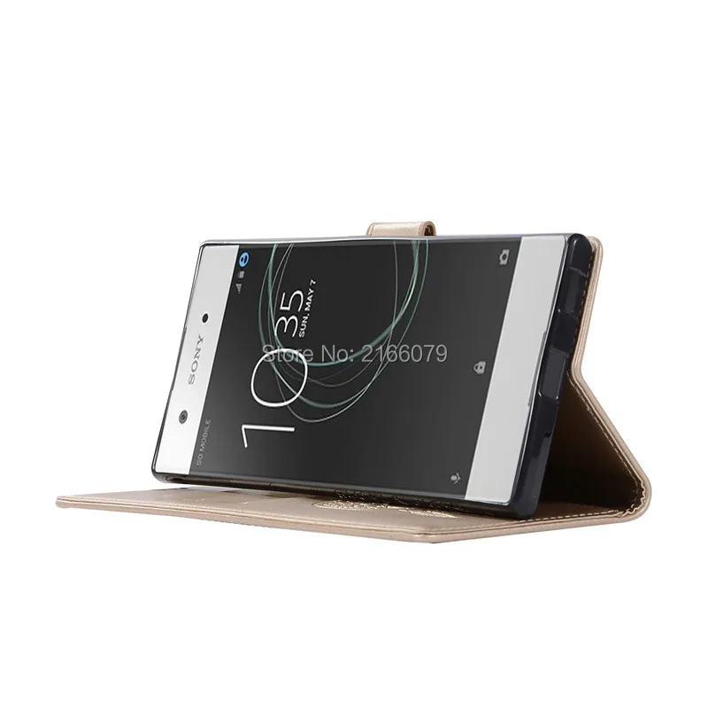 Роскошный флип чехол из искусственной кожи с 3D рисунком совы для Sony Xperia L1 / L2 5 "