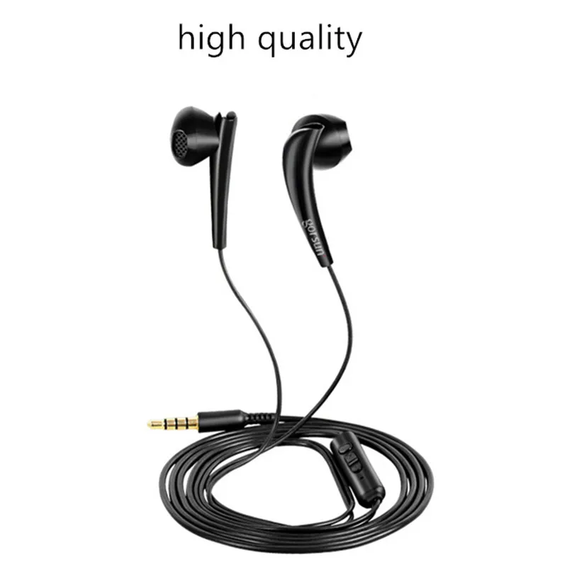 Проводные спортивные наушники с HiFi звучанием. Наушники микрофоном и ушным