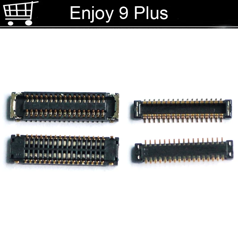 

2 шт. FPC коннектор для Huawei Enjoy 9 Plus ЖК-экран на гибком кабеле материнской платы Enjoy 9 Plus запасные части