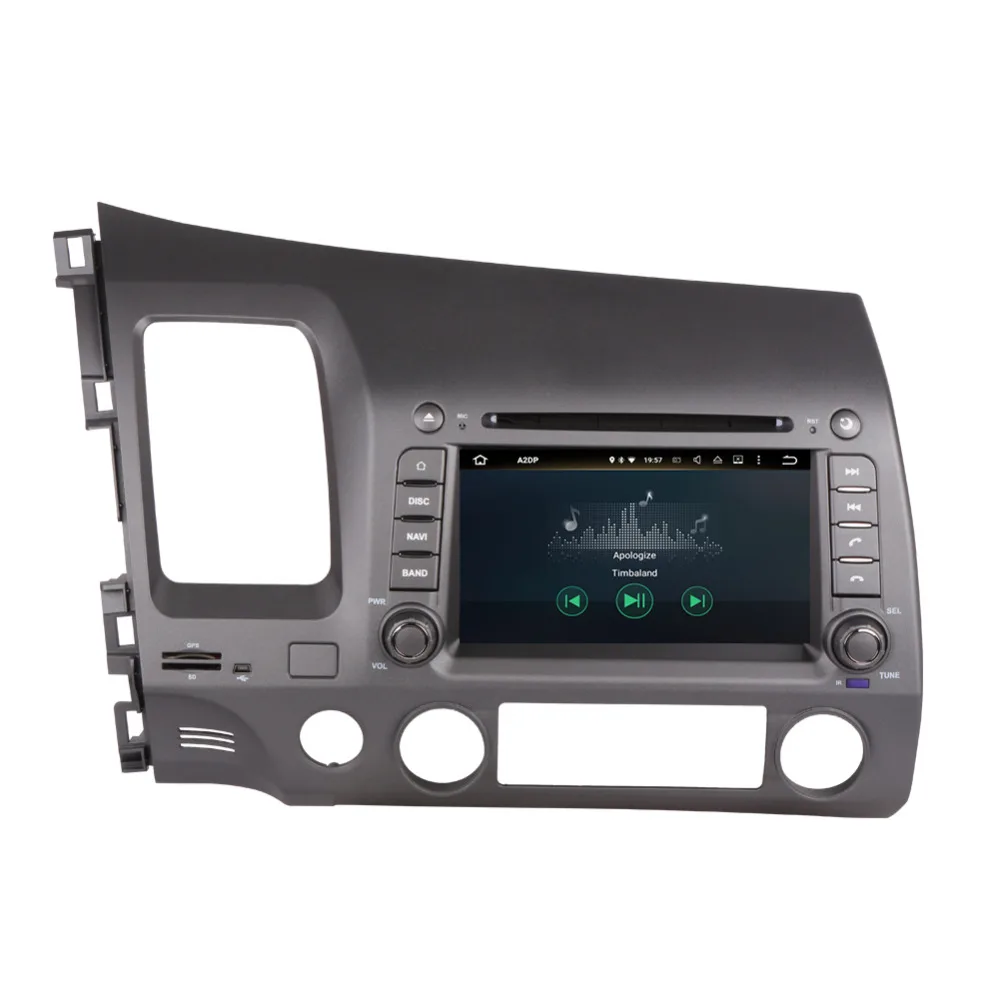 4 гб озу Android 8 0 восьмиядерный автомобильный DVD мультимедийный плеер для Honda Civic
