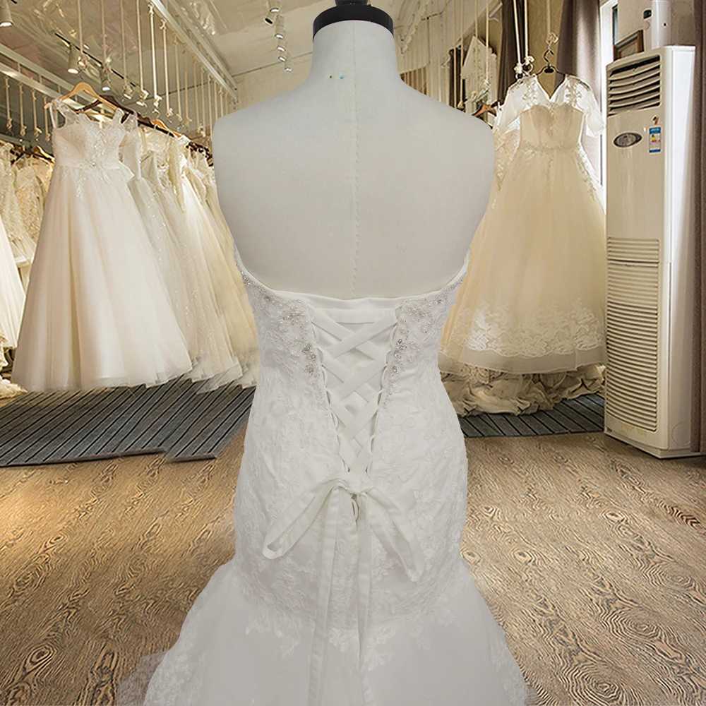 AL08 Свадебные платья для милой невесты с кристаллами Многоярусное свадебное