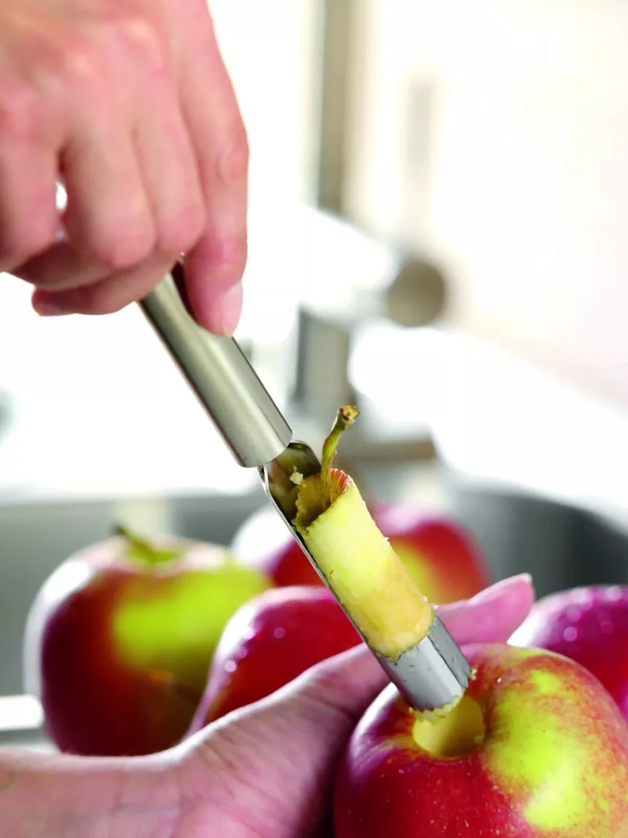 Новый фрукты овощи Инструменты Нержавеющая сталь груша apple ядро Remover с зубчатым