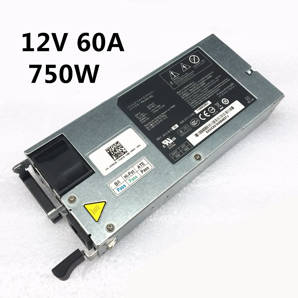 C2100 серверный блок питания PS-2751-5Q 12V 60A 750W Переключения источника 100% строгий тест |