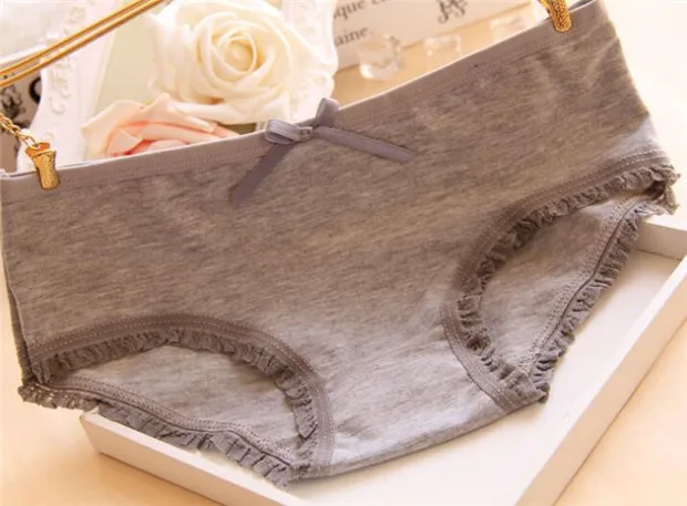 10 шт./лот детское хлопковое нижнее белье трусы для девочек однотонные Короткие с