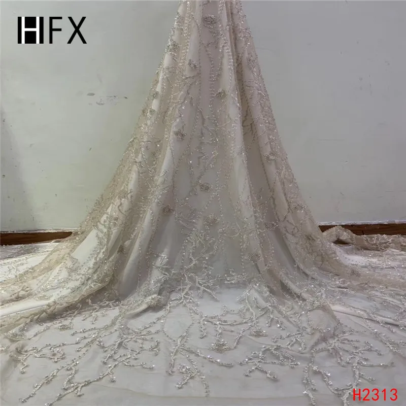 Кружевное платье с вышивкой HFX высококачественное фатиновое ручной работы